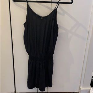 Rory Beca black silk romper